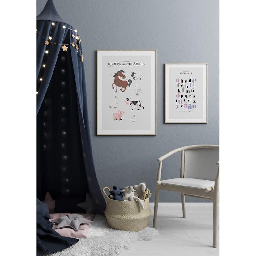 Poster Gallerix Djur På Bondgården