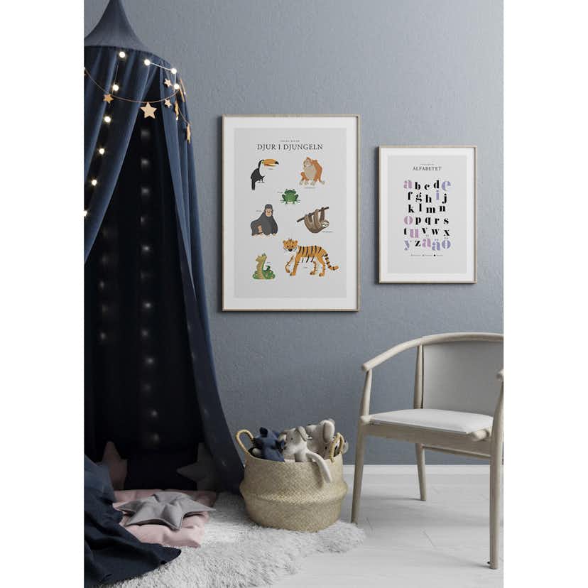 Poster Gallerix Djur I Djungeln