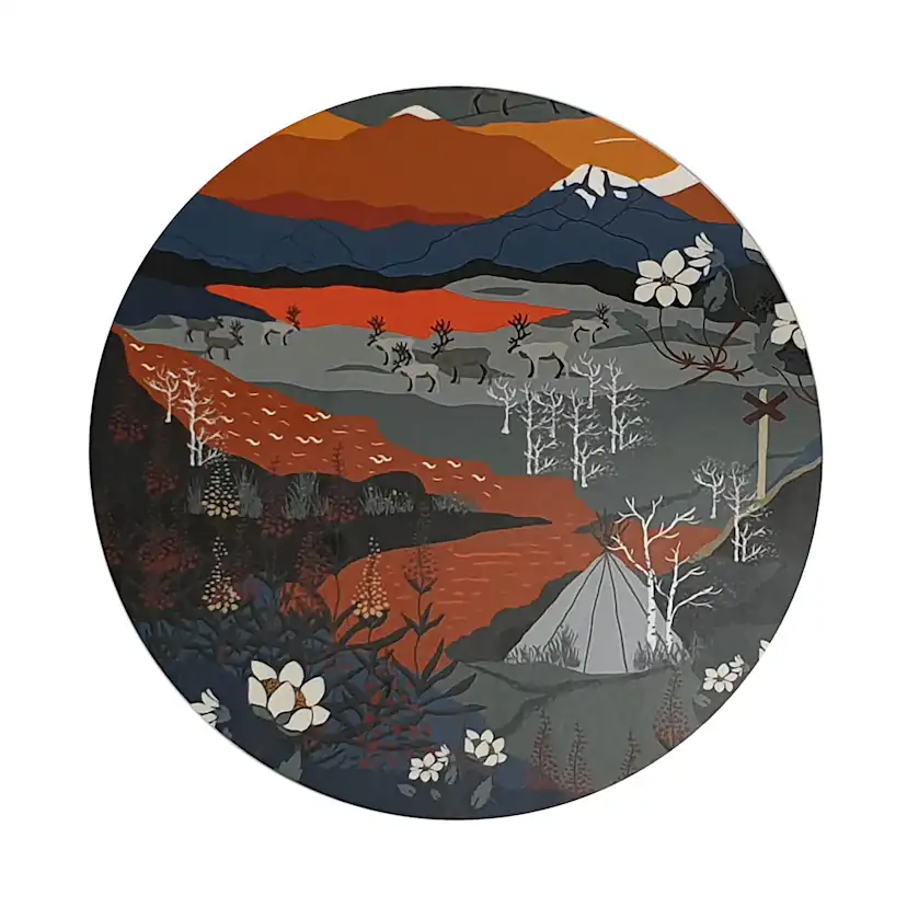 Grytunderlägg Arvidssons Textil Fjällvandring 21 cm