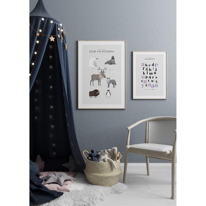 Poster Gallerix Djur Vid Polerna