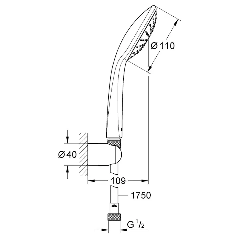 Duschset Grohe Vitalio Joy 110 Mono