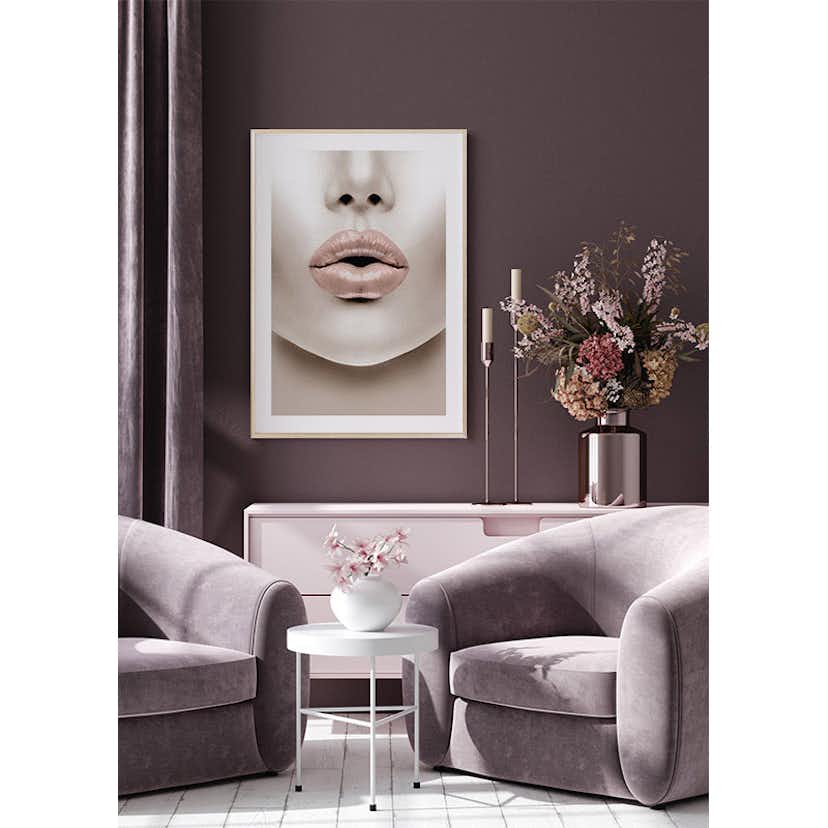 Poster Gallerix Pink Lips