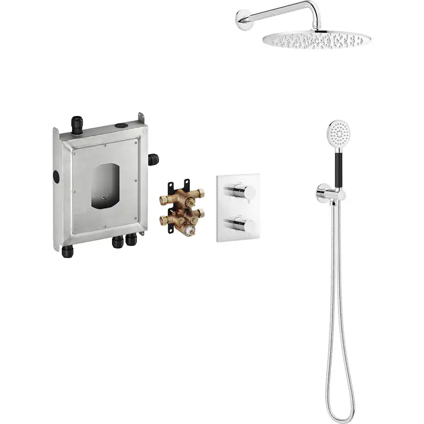 Takduschset Mora INXX II Vägg för Inbyggnad