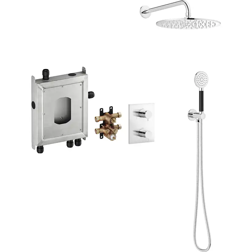 Takduschset Mora INXX II Vägg för Inbyggnad