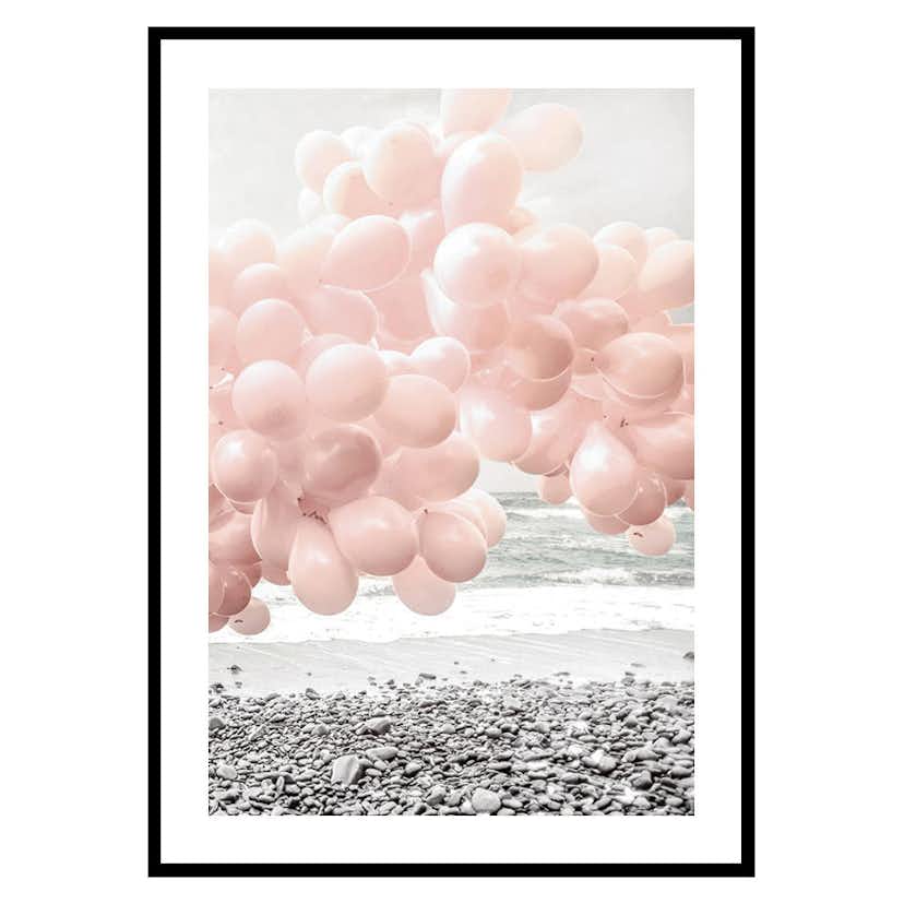 Poster Gallerix Pink Balloons No2