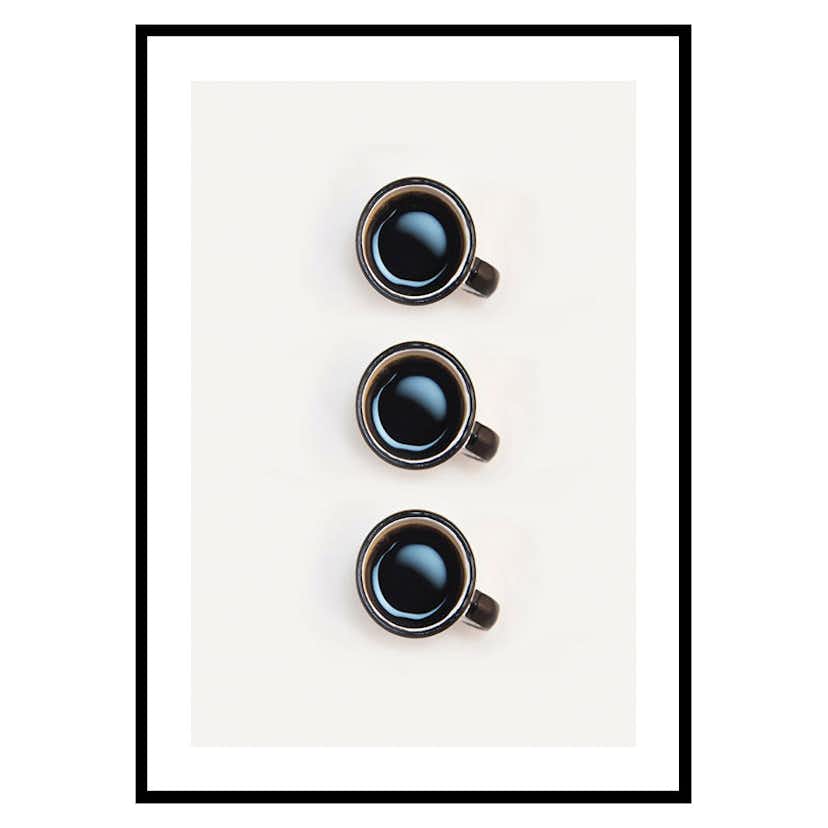 Poster Gallerix Three Cups Of Coffee