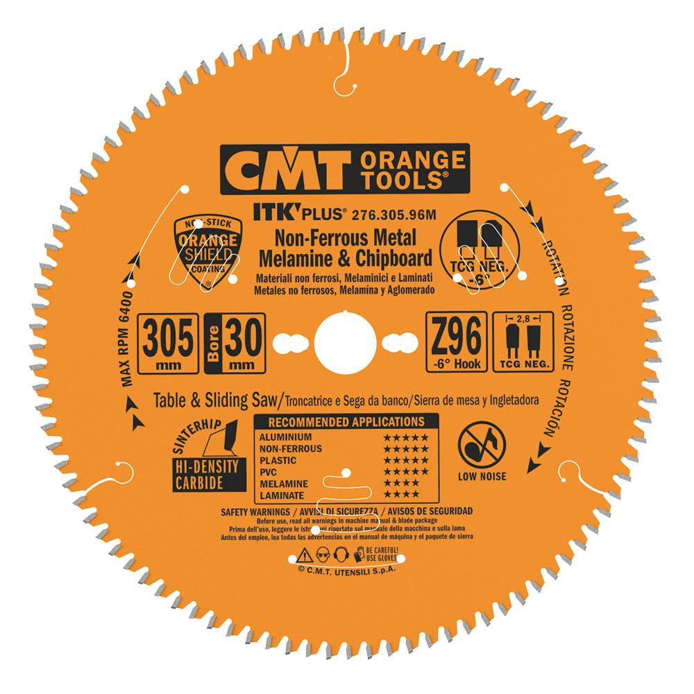 Sågklinga CMT Orange Tools fintandad NE Neg Alu/Plast