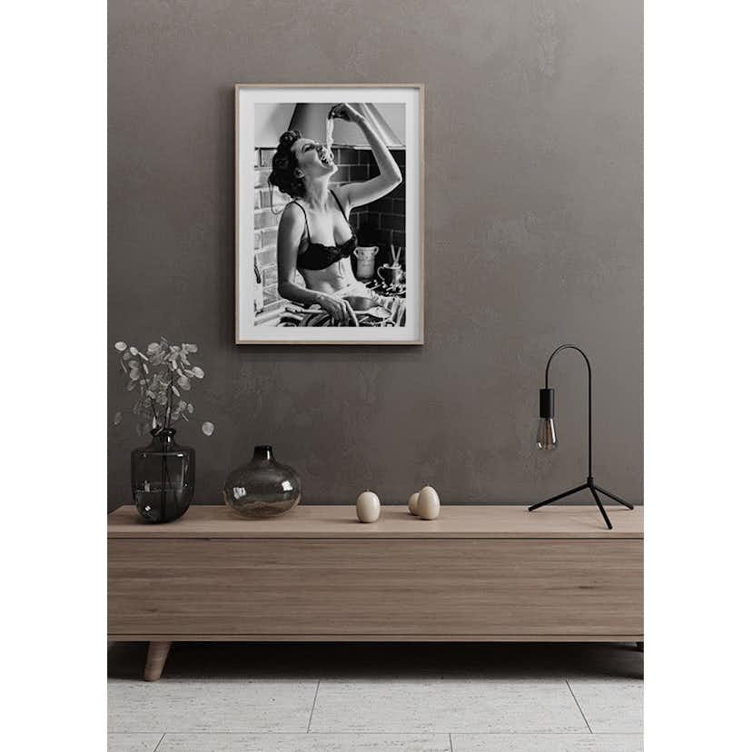 Poster Gallerix Playing With Spaghetti