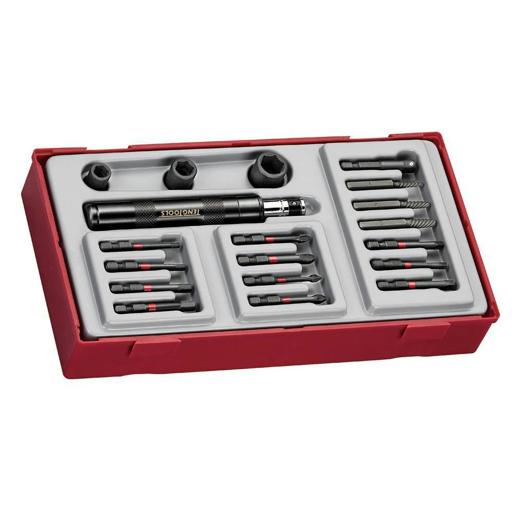 Slagskruvmejselsats Teng Tools 19-Delar TTID19