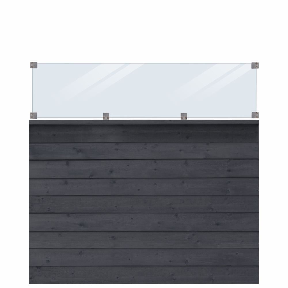 Profilstaket PLUS Klink Med Glas 174 x 163 cm