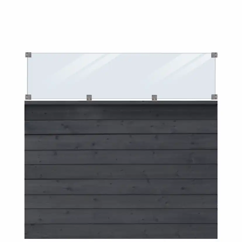 Profilstaket PLUS Klink Med Glas 174 x 163 cm