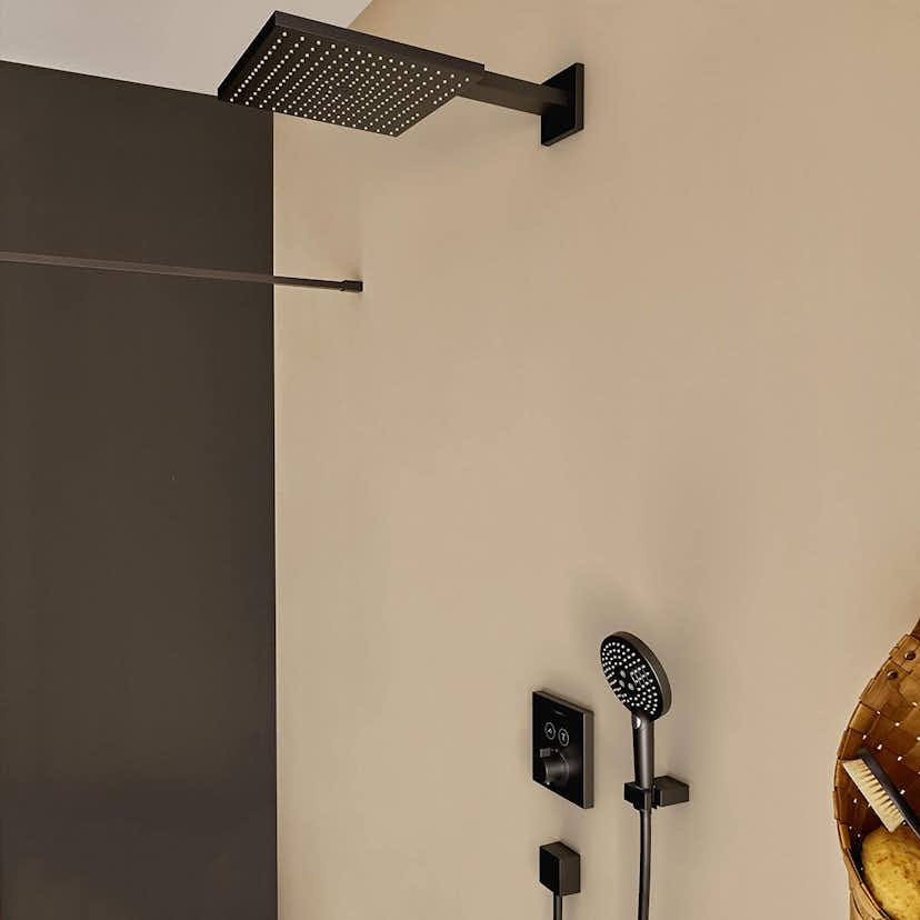 Takduschset Hansgrohe Raindance E ShowerSelect Mattsvart