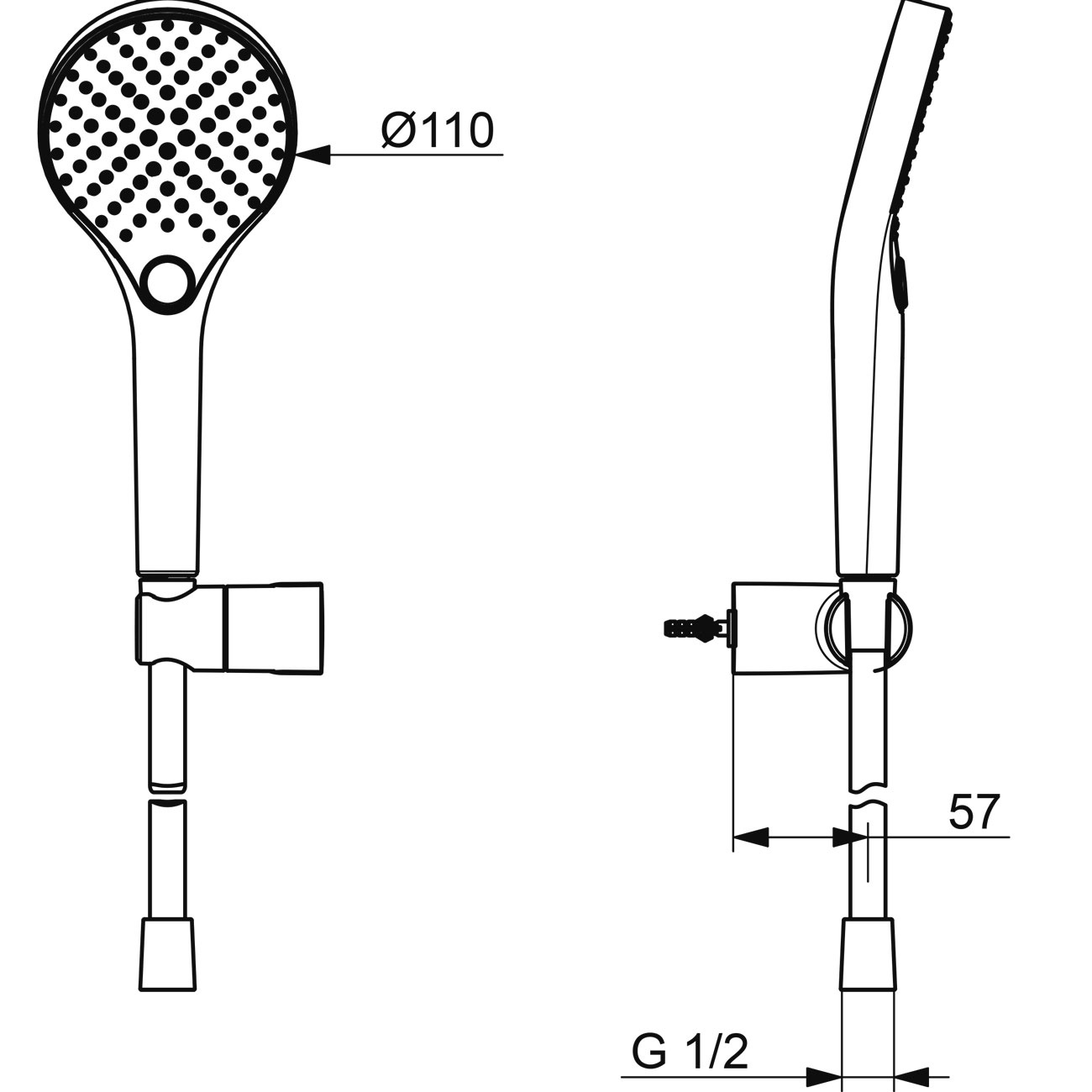 Handduschset Oras Optima Style 2795N
