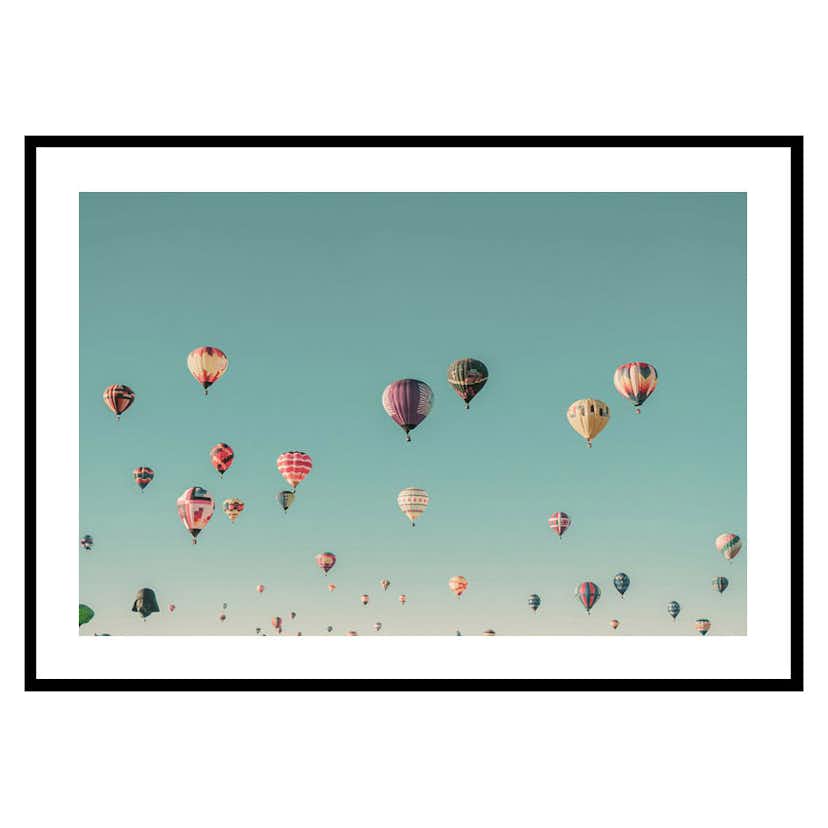 Poster Gallerix Hot Air Balloons