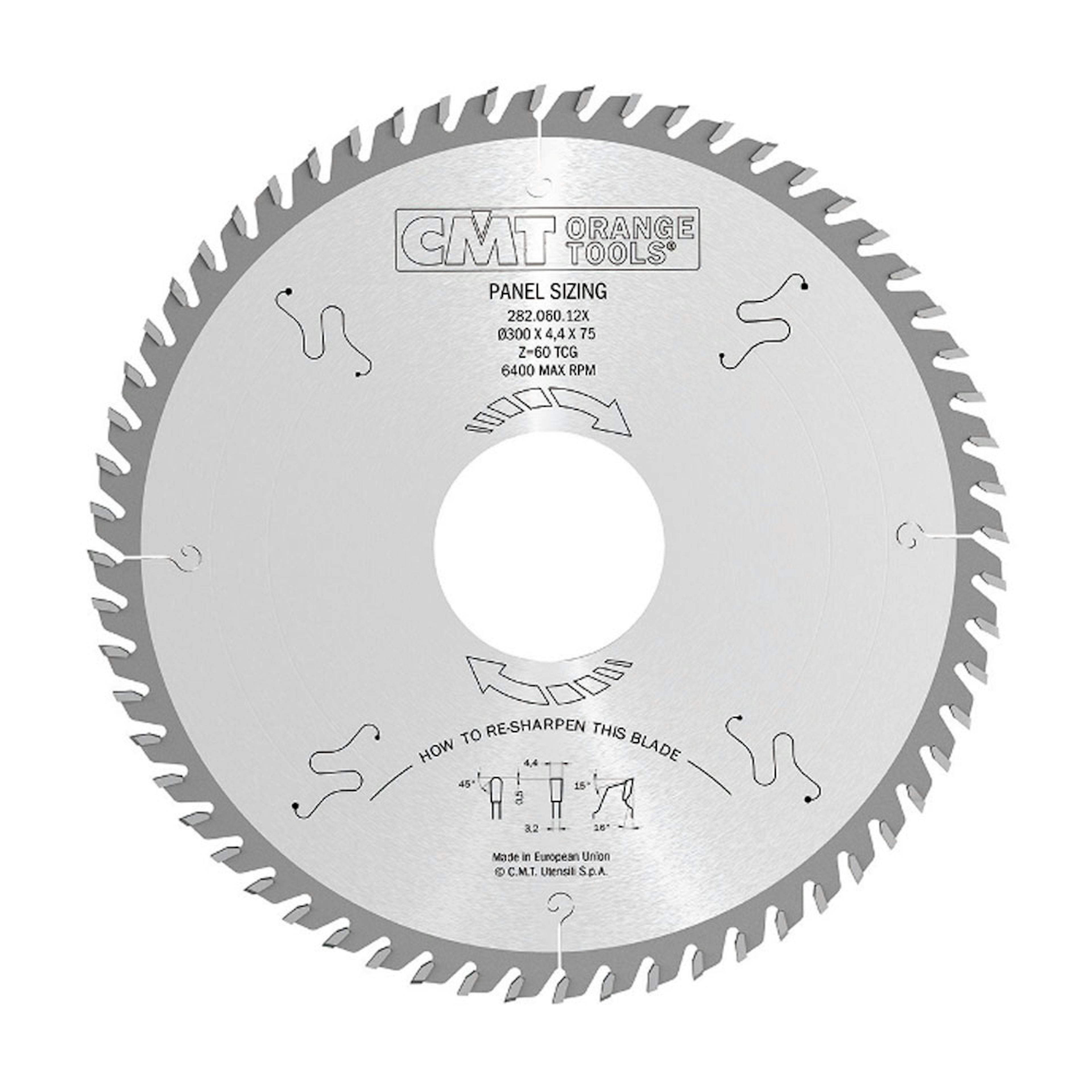 Formatsågklinga CMT Orange Tools TF Chrom