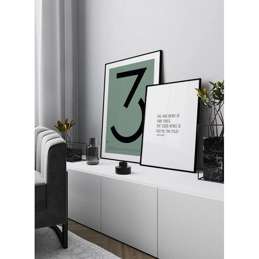 Poster Gallerix Graphical Number 3