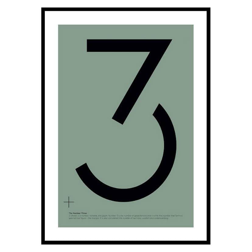 Poster Gallerix Graphical Number 3