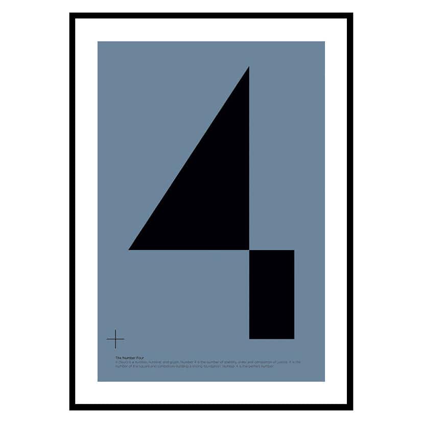 Poster Gallerix Graphical Number 4