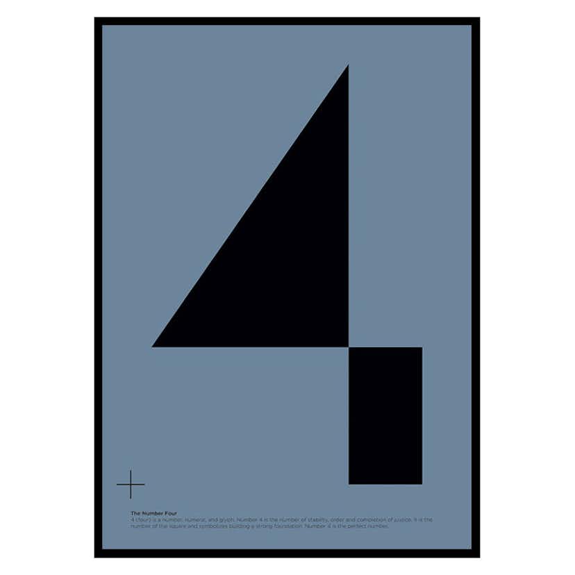 Poster Gallerix Graphical Number 4