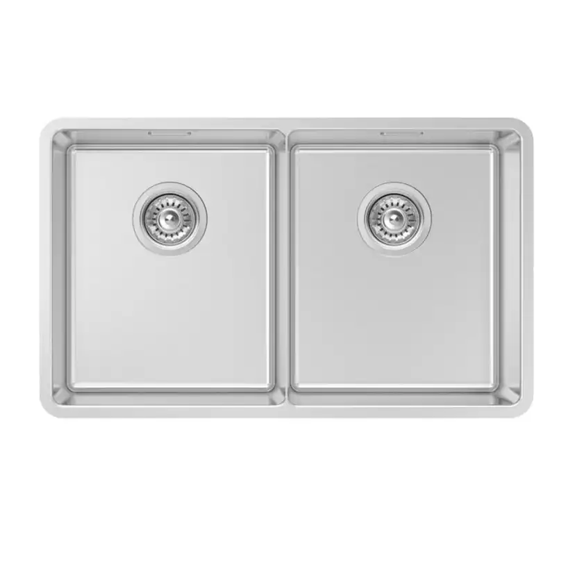 Diskho DecoSteel Extreme 3434 Rostfri Dubbel för Kök & Tvättstuga