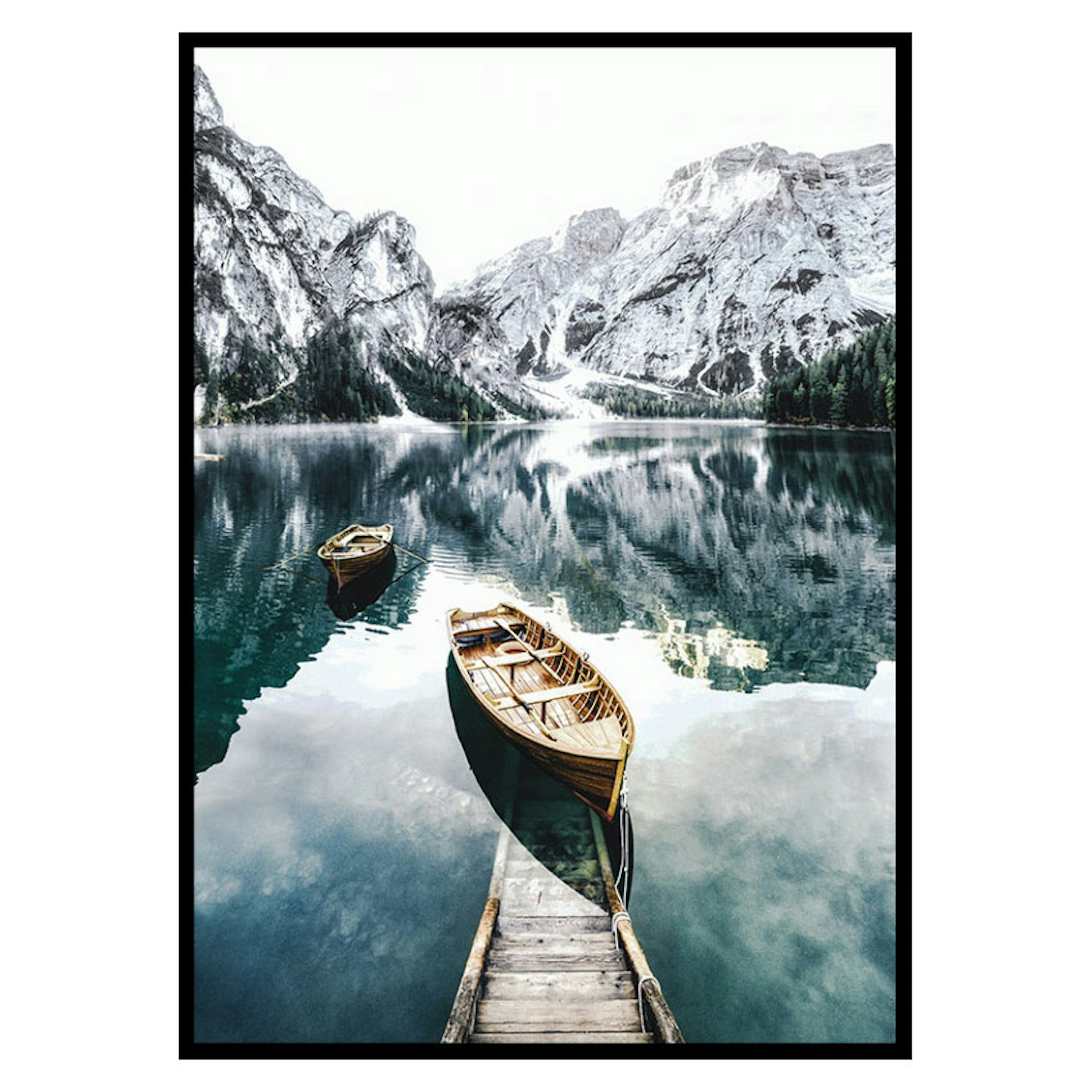 Poster Gallerix Braies Lake No2