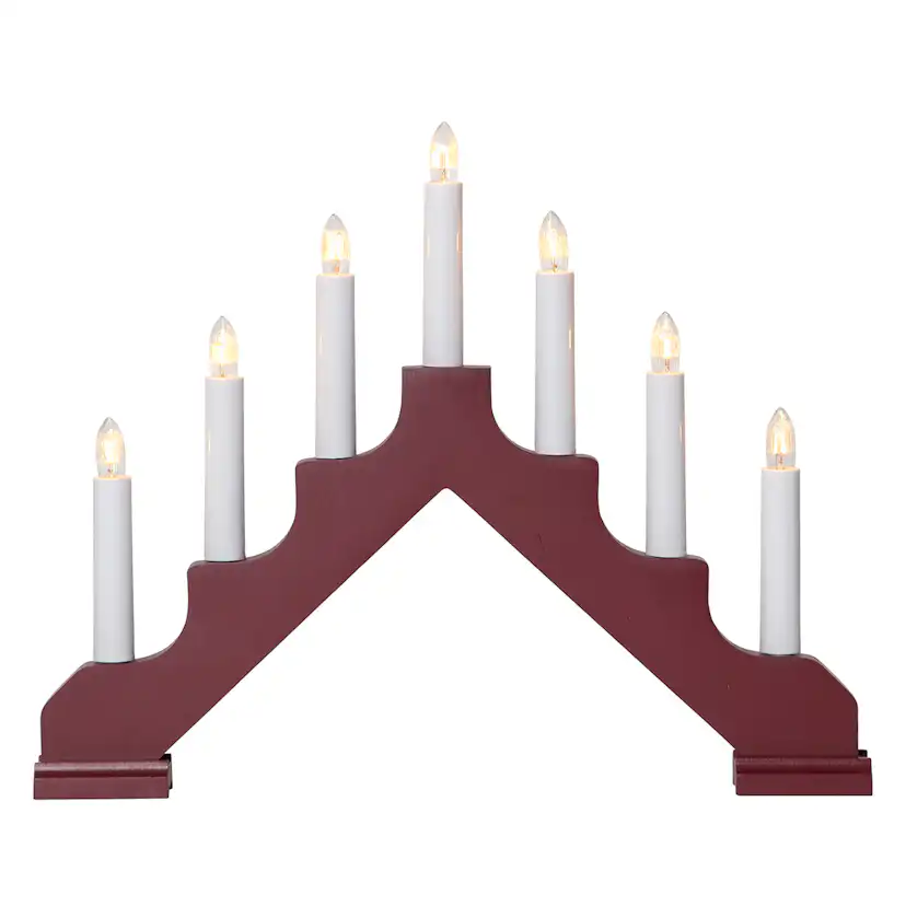 Ljusstake Star Trading Ada 7-Armad Adventsljusstake