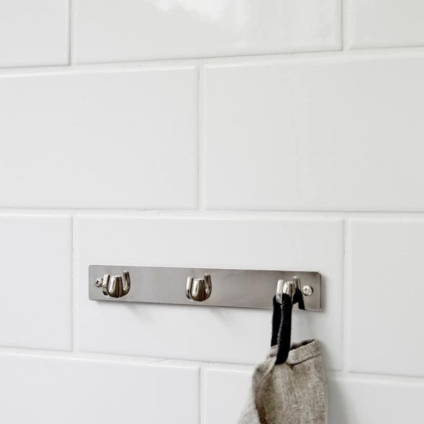 Handdukshängare Habo 123-3 Förnicklad