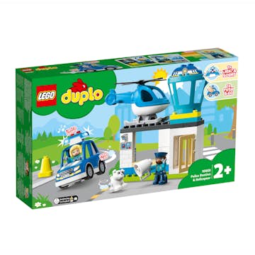 Lekset LEGO Duplo Polisstation & Helikopter