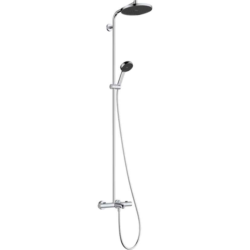 Takduschset Hansgrohe Activera S Showerpipe 240 1jet EcoSmart med Kartermostat Ecostat Fine