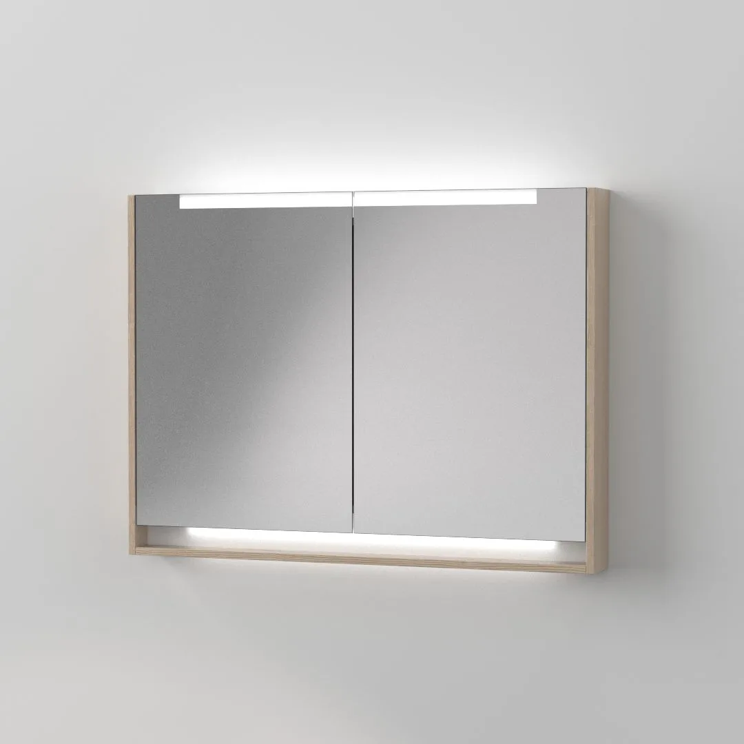 Spegelskåp DuoBad Gripen 100 med LED