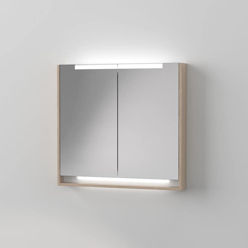 Spegelskåp DuoBad Gripen 80 med LED