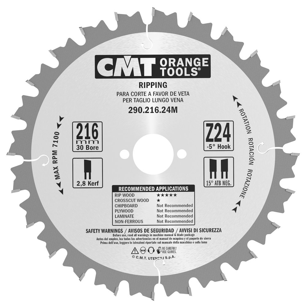 Sierra circular 250x3.2x30 z 48 atb silenciosa CMT Orange Tools 285.048.10M