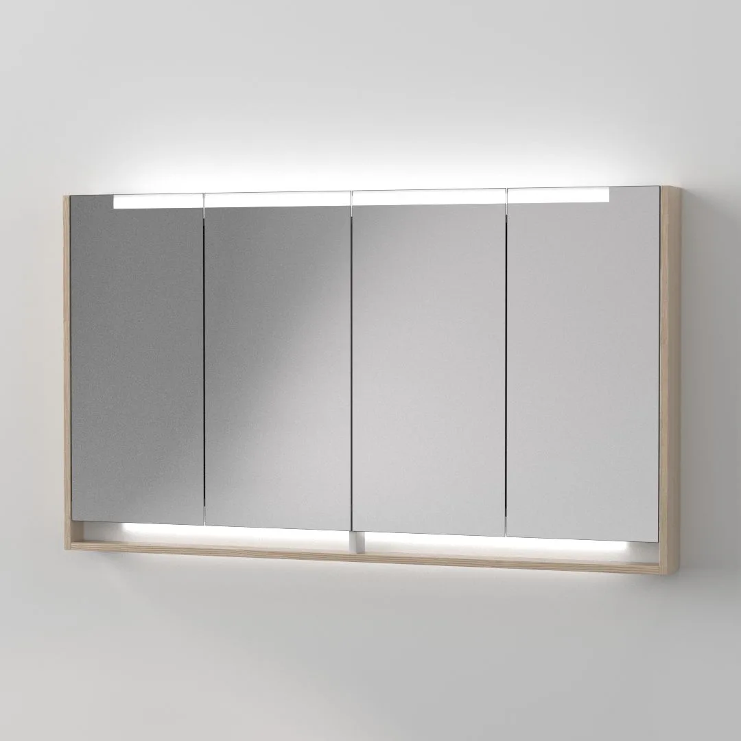 Spegelskåp DuoBad Gripen 130 med LED