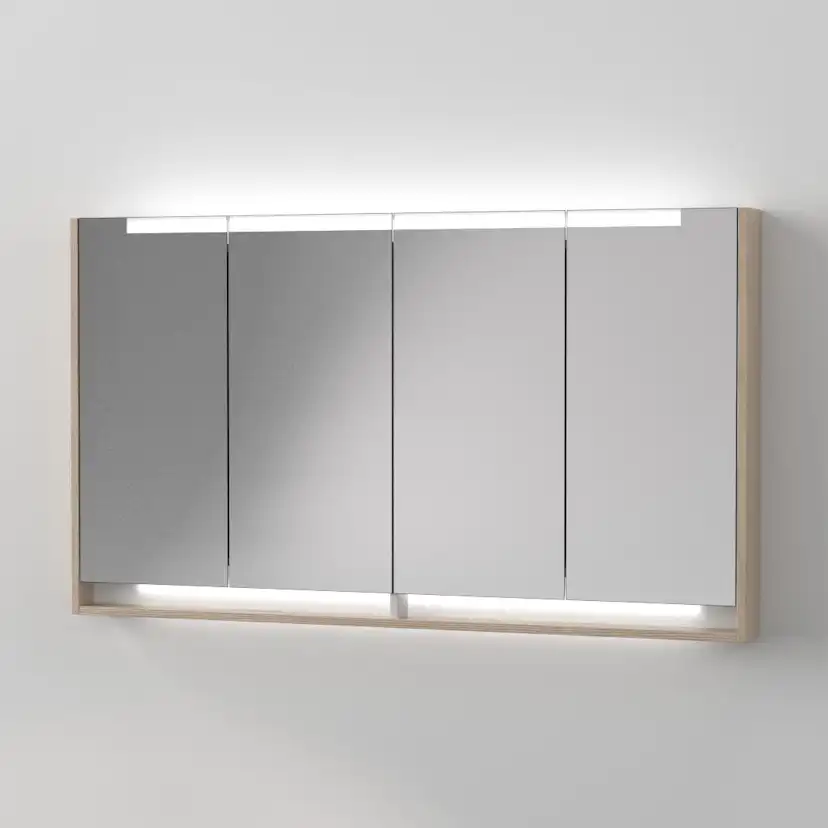 Spegelskåp DuoBad Gripen 130 med LED