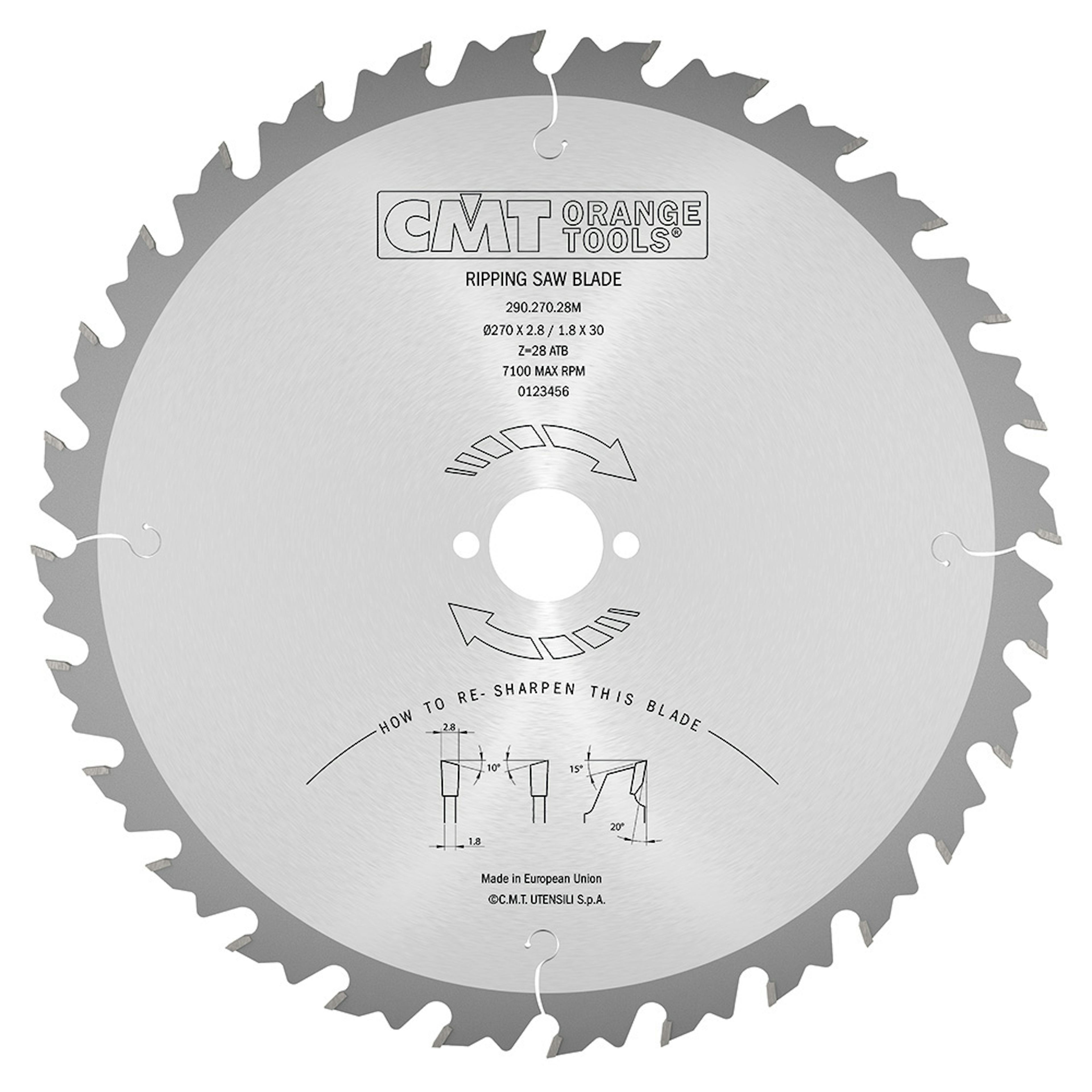 Sågklinga CMT Orange Tools Klyvning