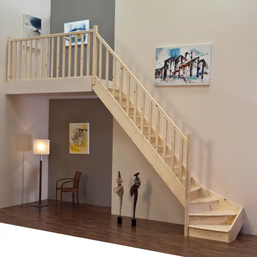 Lofttrappa Byggera Complete L-form