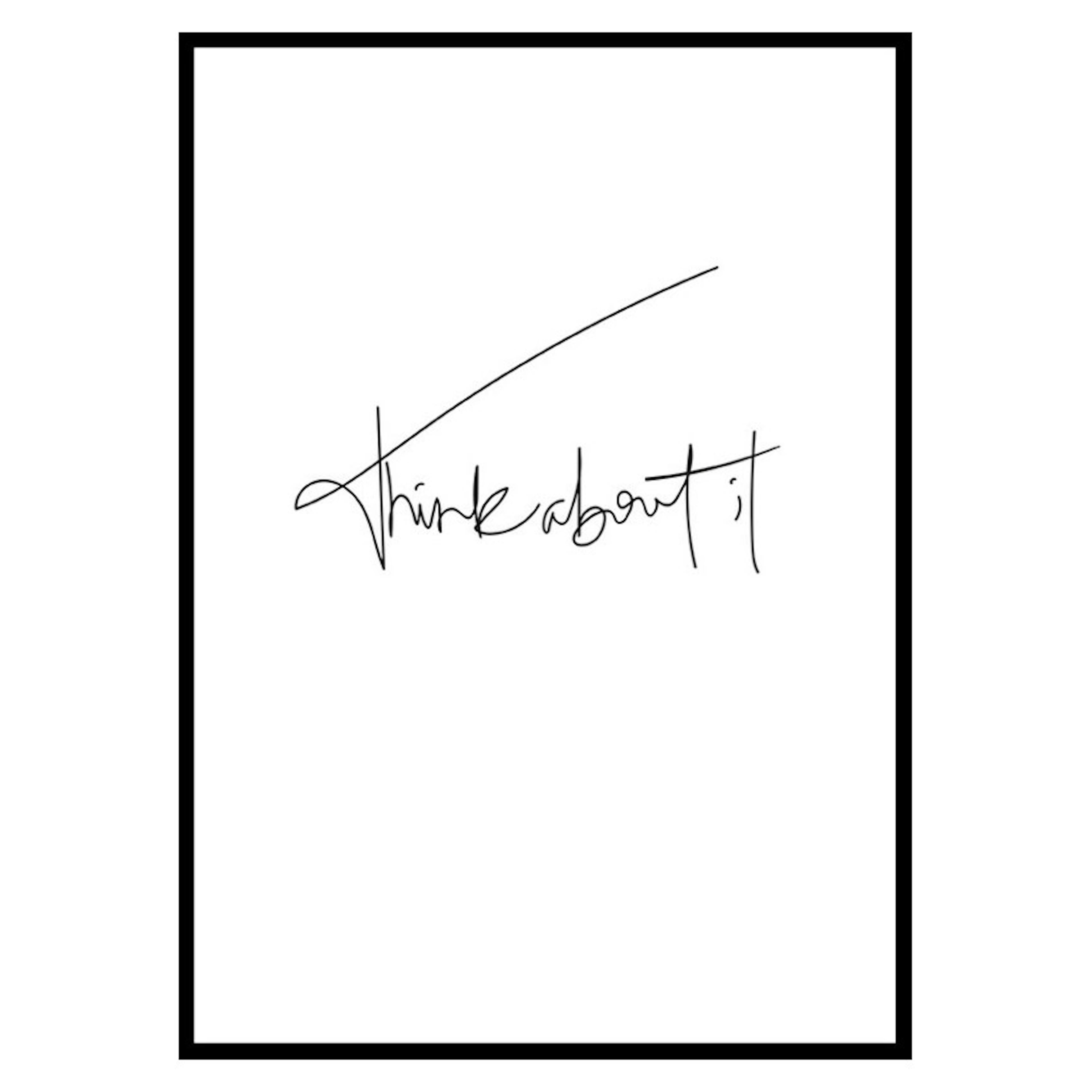 Poster Gallerix Think About It