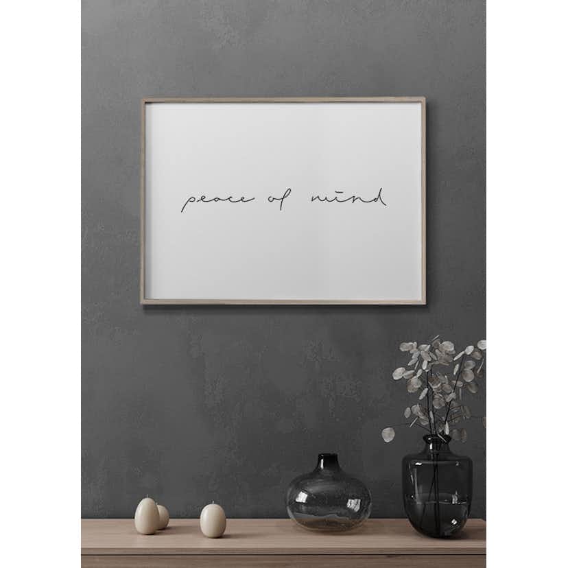 Poster Gallerix Peace of mind