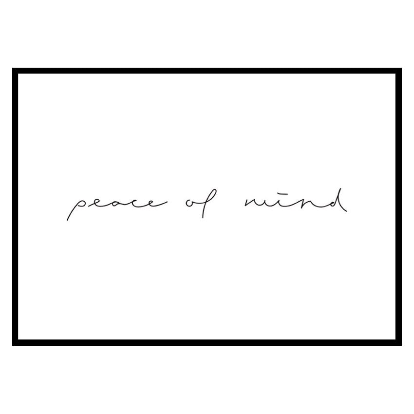 Poster Gallerix Peace of mind