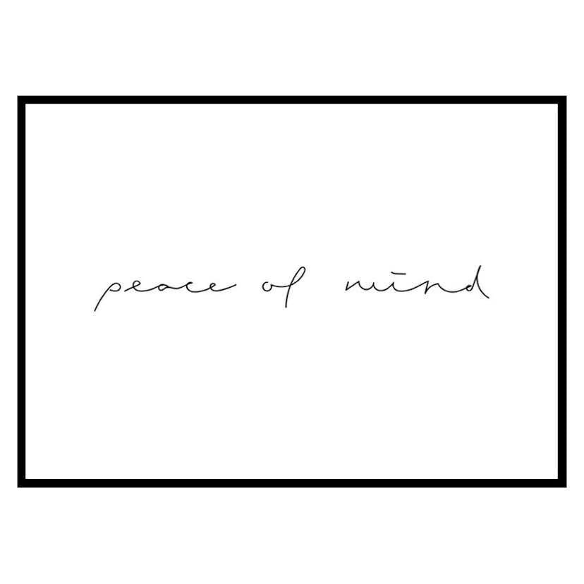 Poster Gallerix Peace of mind