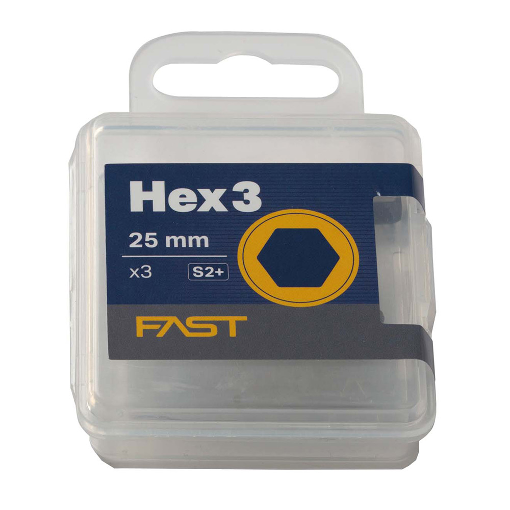 Bits FAST Hex 25mm 3-p