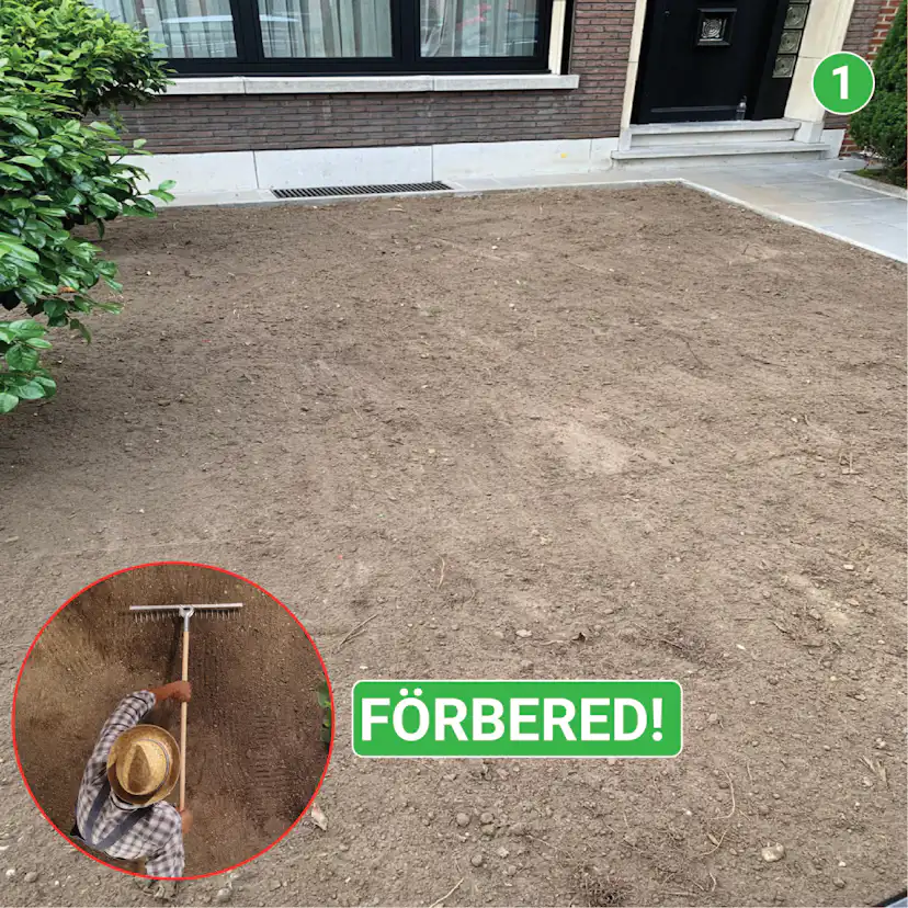 Gräsfrö Turfquick Reparera 5 kvm Gräsmatta för Återställning & Förbättring