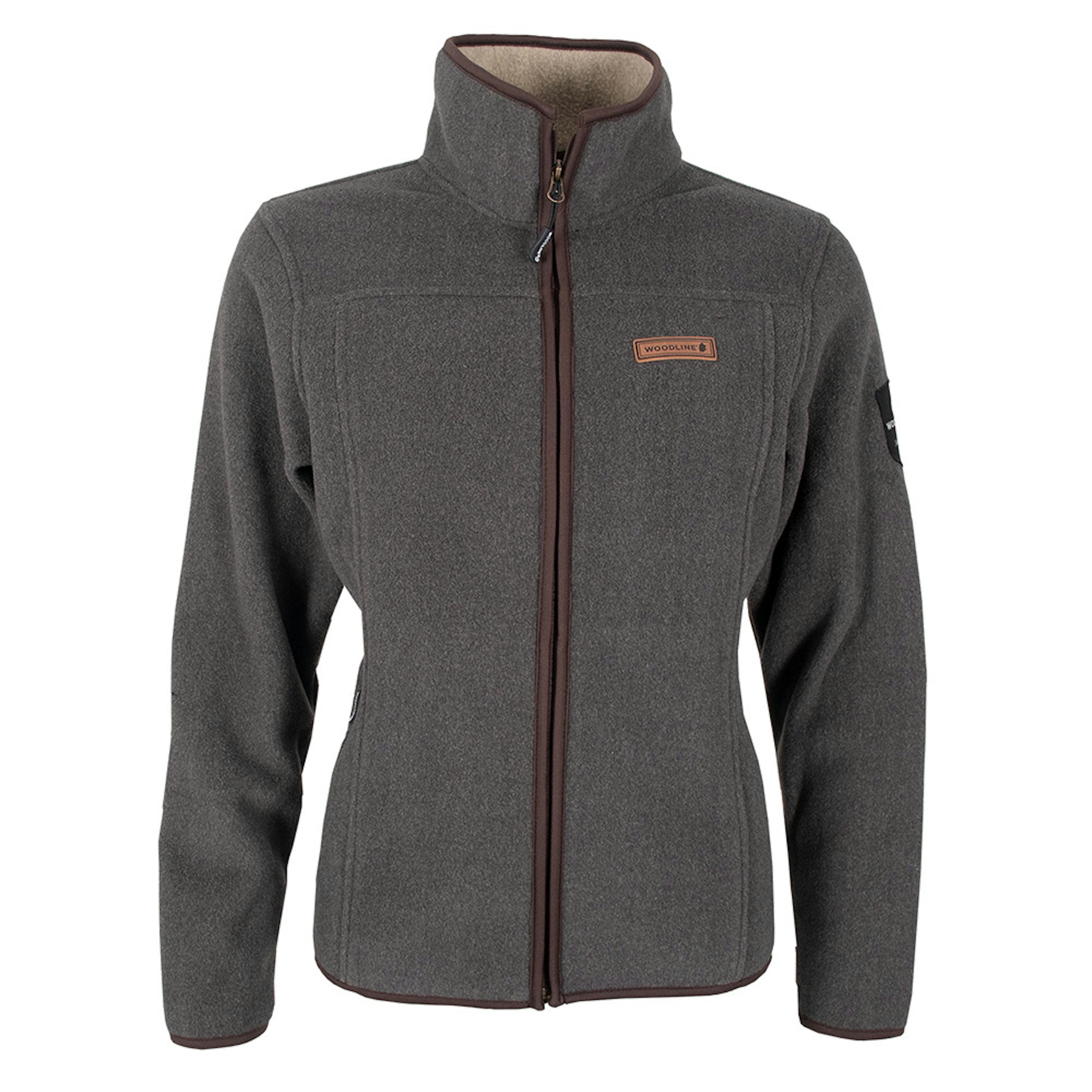 Fleecetröja Woodline Bolmen Grå Dam