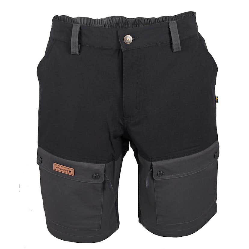 Shorts Woodline Boksund Svart/Grå