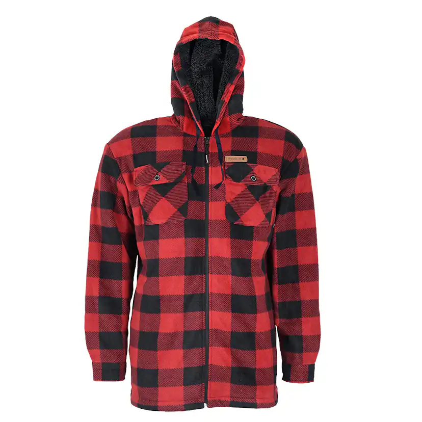 Fleecejacka Woodline Canada Röd