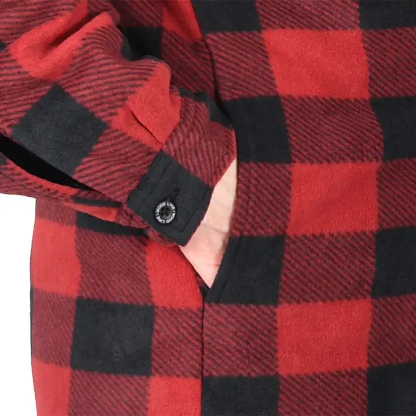 Fleecejacka Woodline Canada Röd