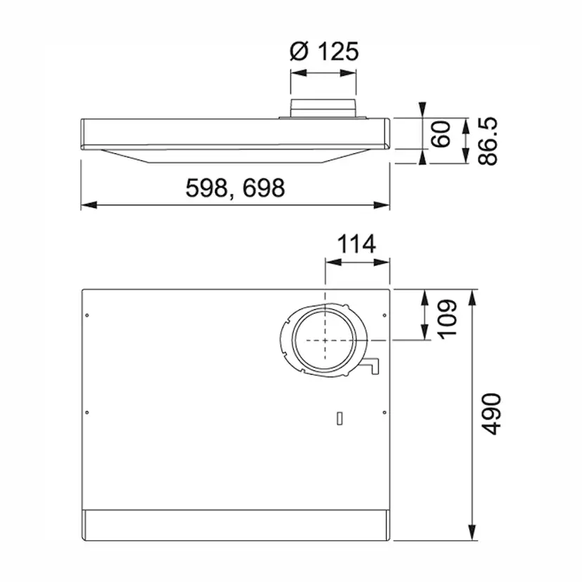 Köksfläkt Franke 1243B-10S Spirit
