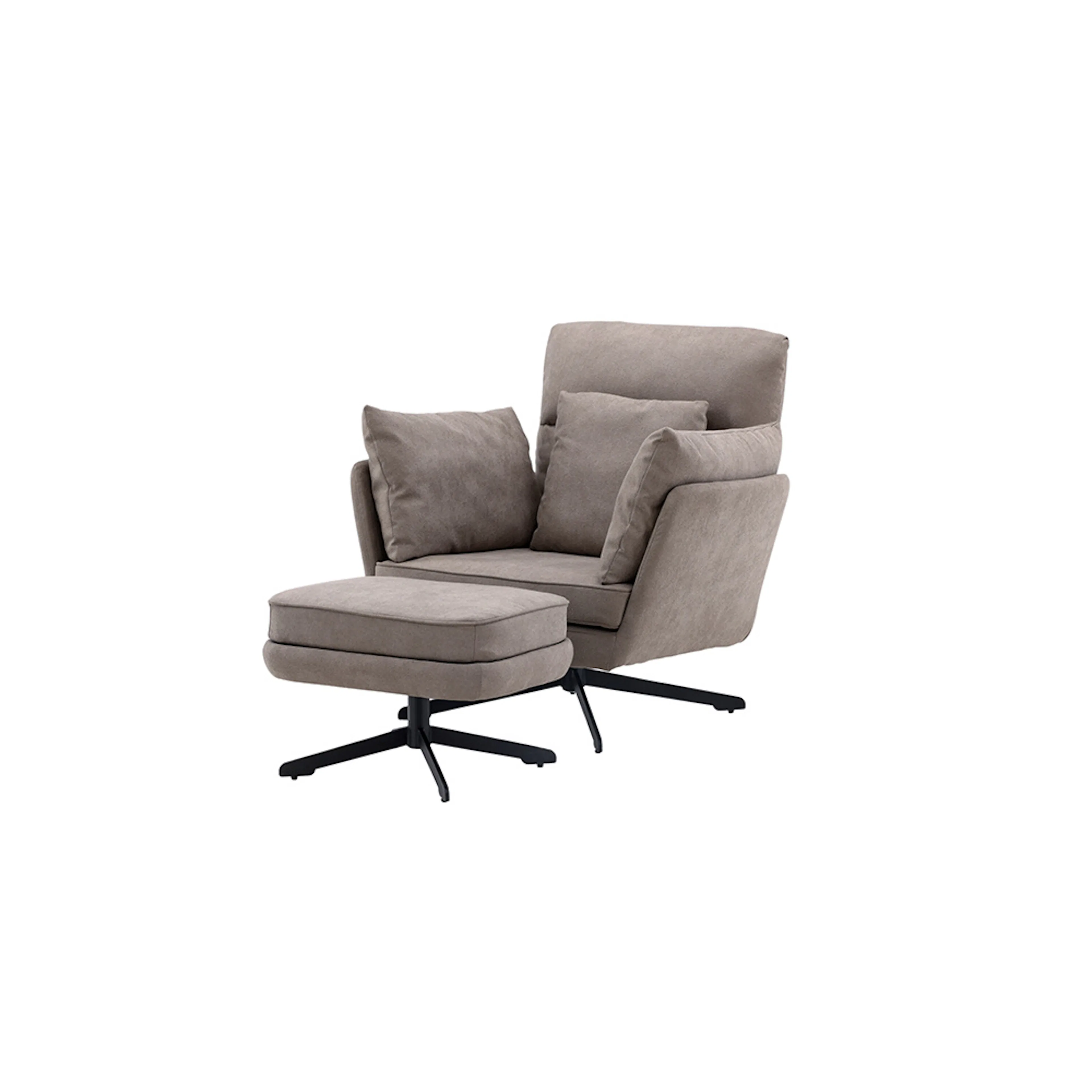 Fåtölj Venture Home Madrid med Fotpall