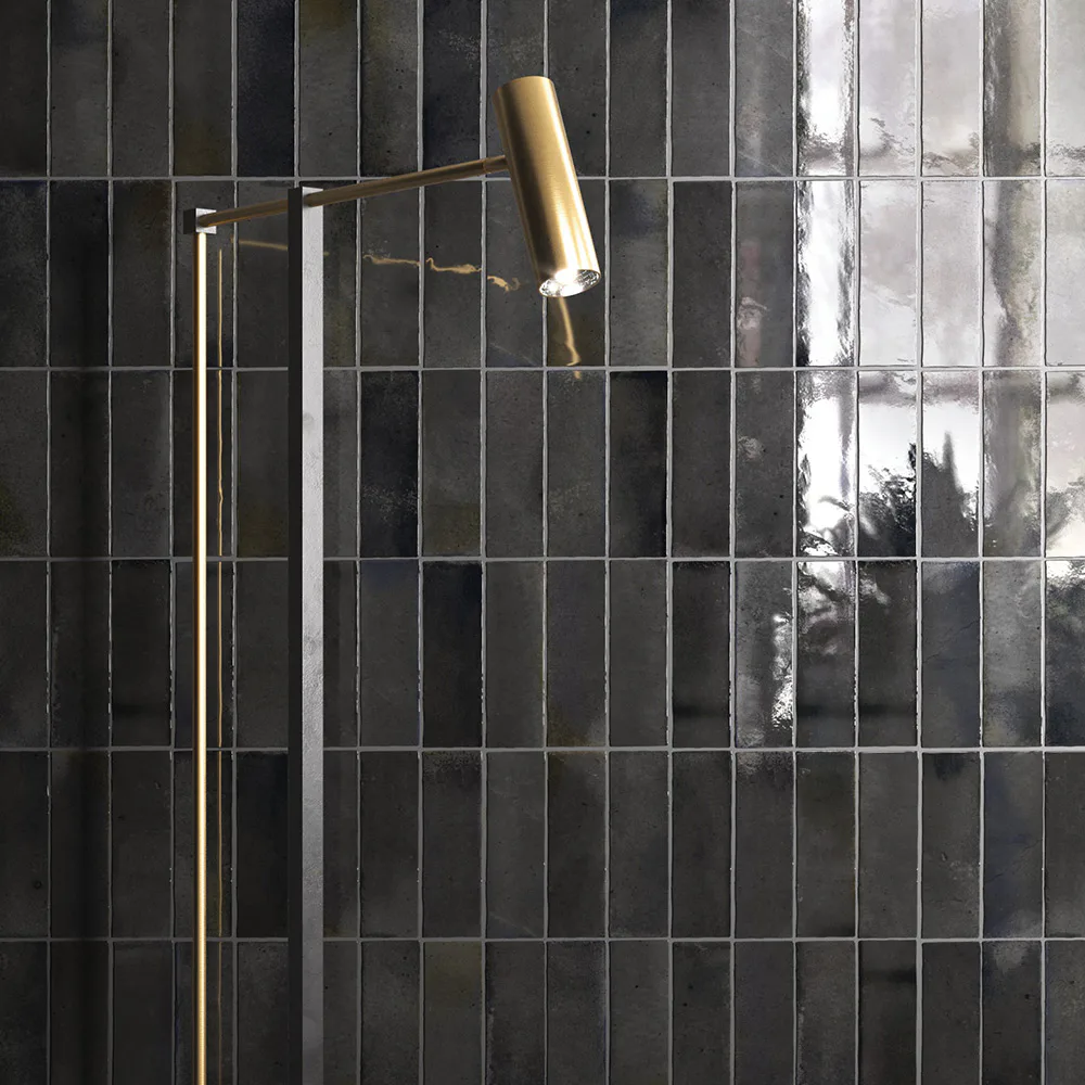 Kakel Lhådös Hanoi Black Ash 6,5x20 cm