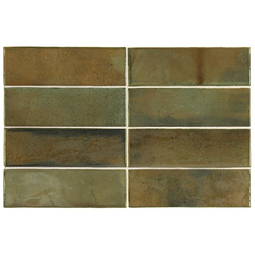 Kakel Lhådös Hanoi Wild Olive 6,5x20 cm